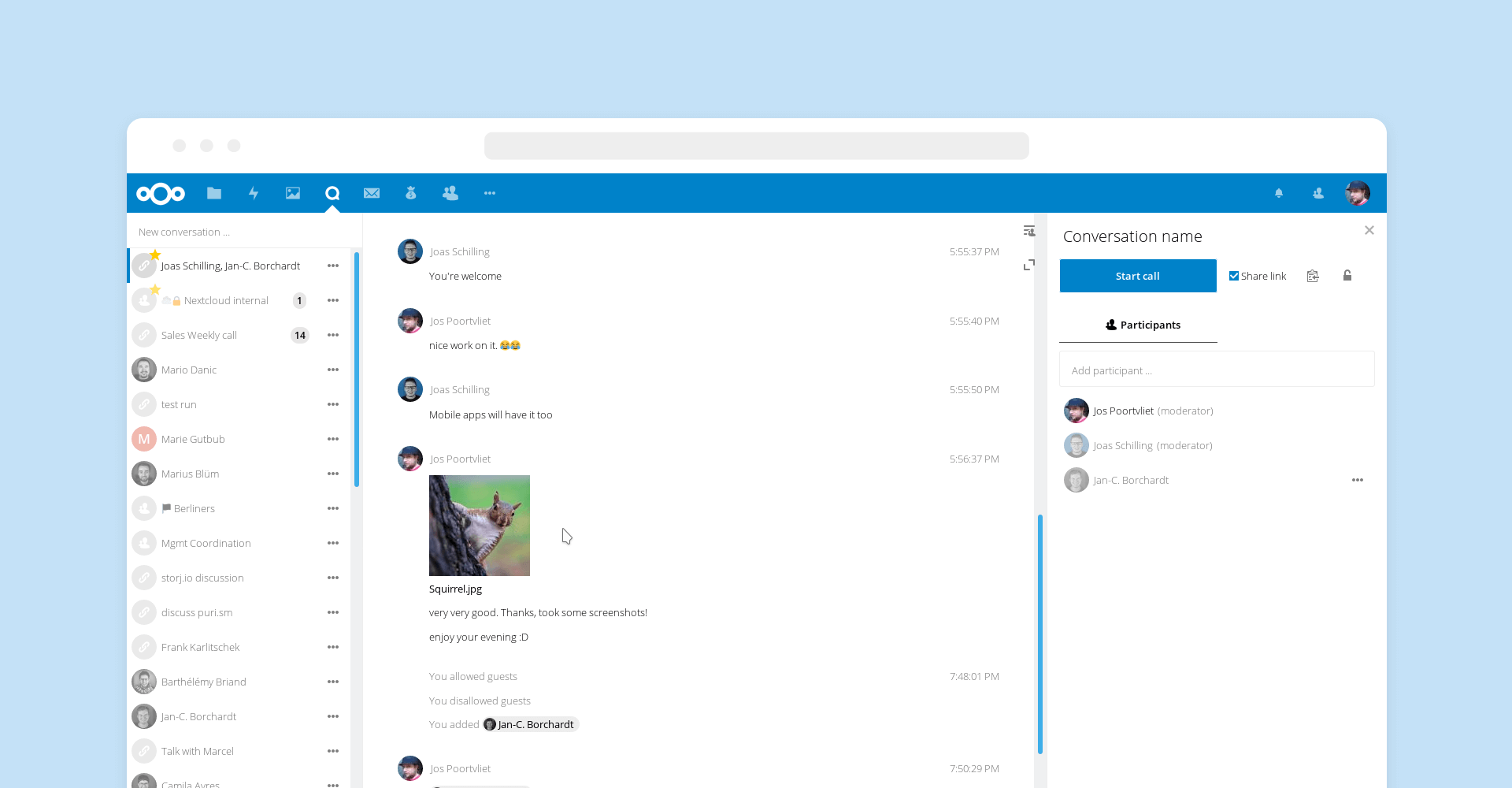 Nextcloud управление проектами